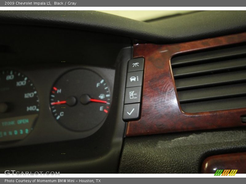Black / Gray 2009 Chevrolet Impala LS
