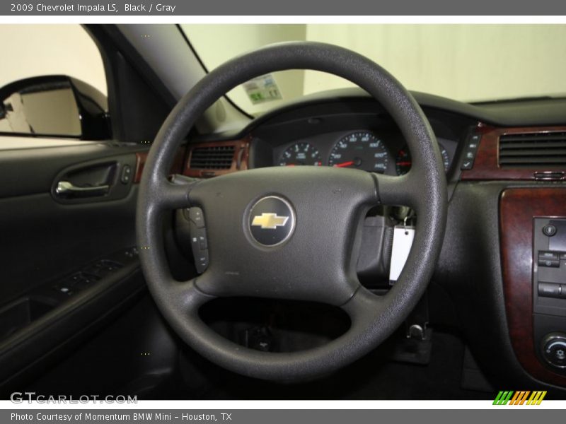 Black / Gray 2009 Chevrolet Impala LS