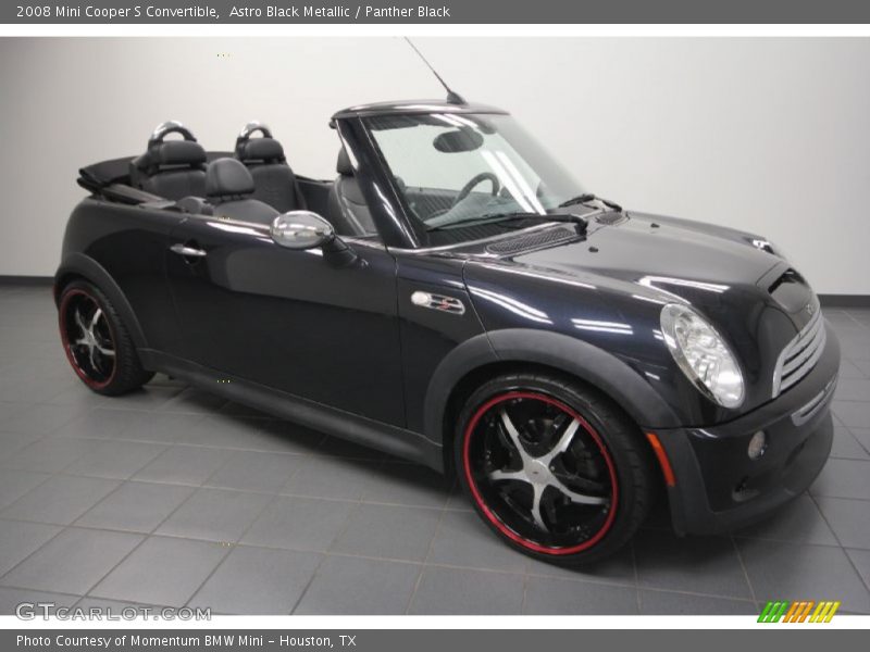 Astro Black Metallic / Panther Black 2008 Mini Cooper S Convertible