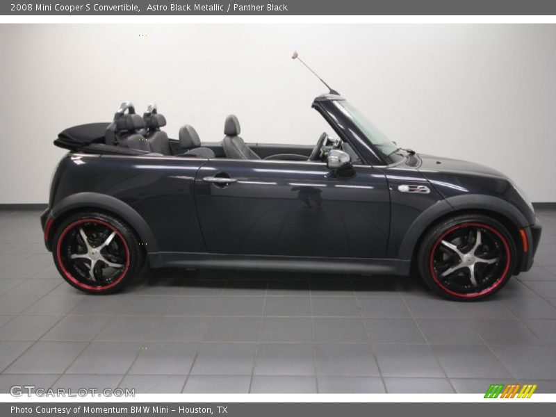 Astro Black Metallic / Panther Black 2008 Mini Cooper S Convertible