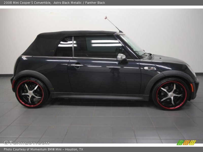 Astro Black Metallic / Panther Black 2008 Mini Cooper S Convertible