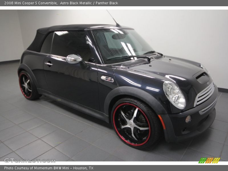 Astro Black Metallic / Panther Black 2008 Mini Cooper S Convertible