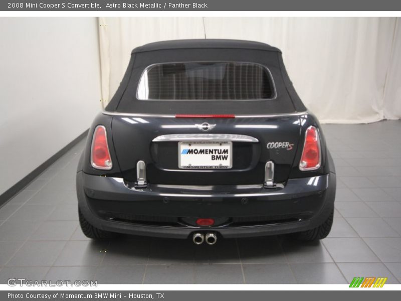 Astro Black Metallic / Panther Black 2008 Mini Cooper S Convertible