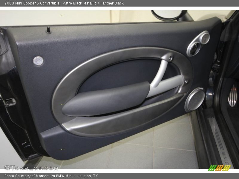 Astro Black Metallic / Panther Black 2008 Mini Cooper S Convertible