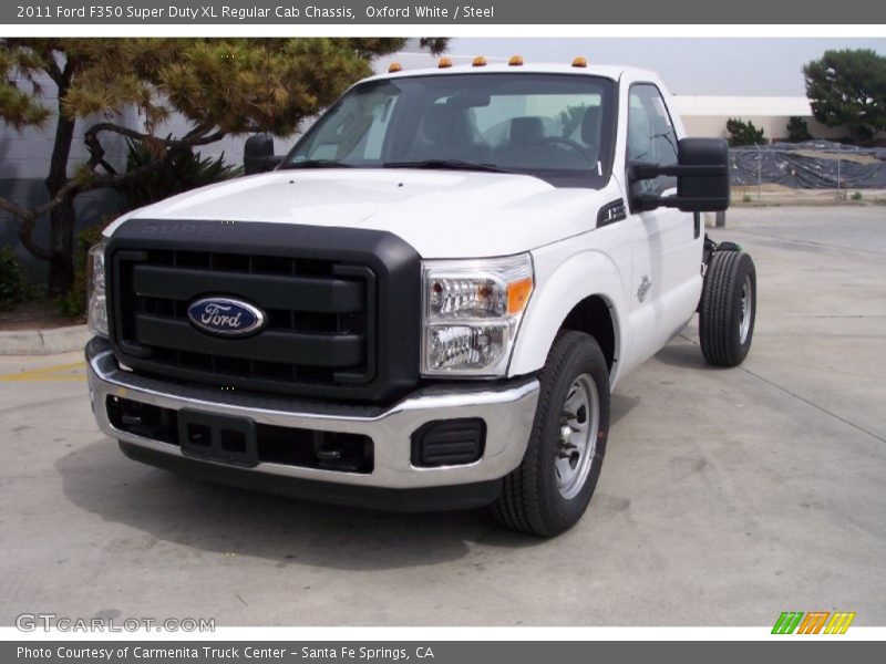 Oxford White / Steel 2011 Ford F350 Super Duty XL Regular Cab Chassis
