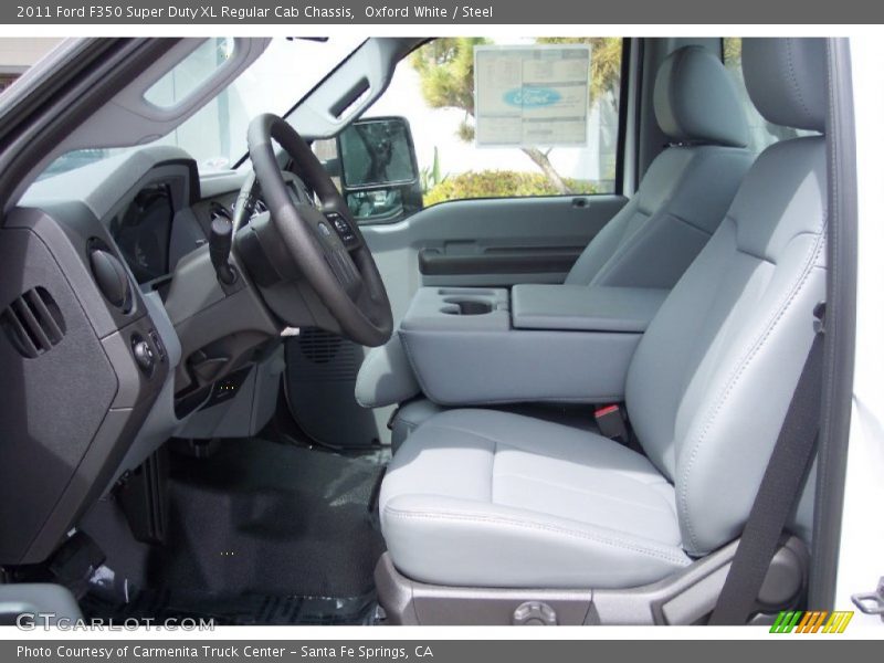 Oxford White / Steel 2011 Ford F350 Super Duty XL Regular Cab Chassis