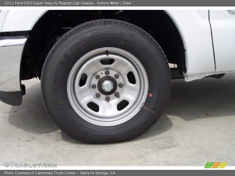 Oxford White / Steel 2011 Ford F350 Super Duty XL Regular Cab Chassis