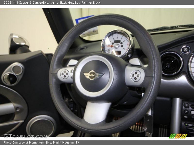 Astro Black Metallic / Panther Black 2008 Mini Cooper S Convertible