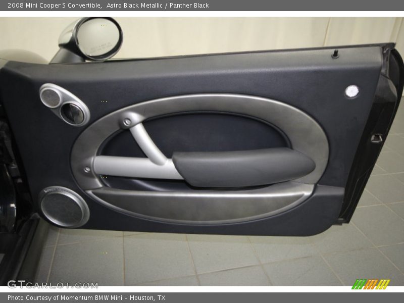 Astro Black Metallic / Panther Black 2008 Mini Cooper S Convertible