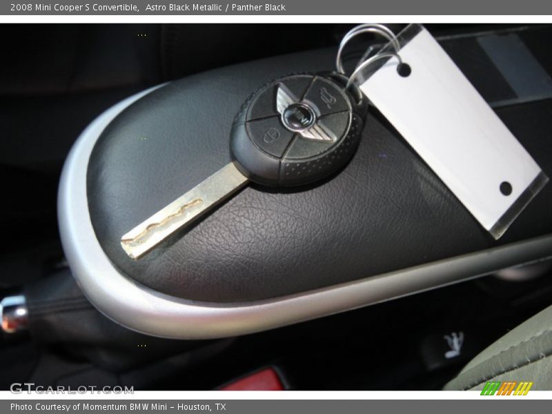 Astro Black Metallic / Panther Black 2008 Mini Cooper S Convertible