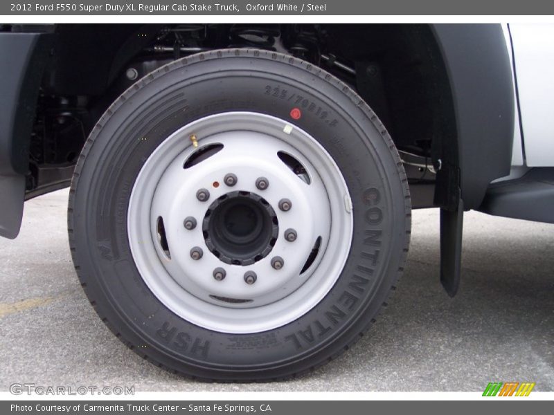 Oxford White / Steel 2012 Ford F550 Super Duty XL Regular Cab Stake Truck