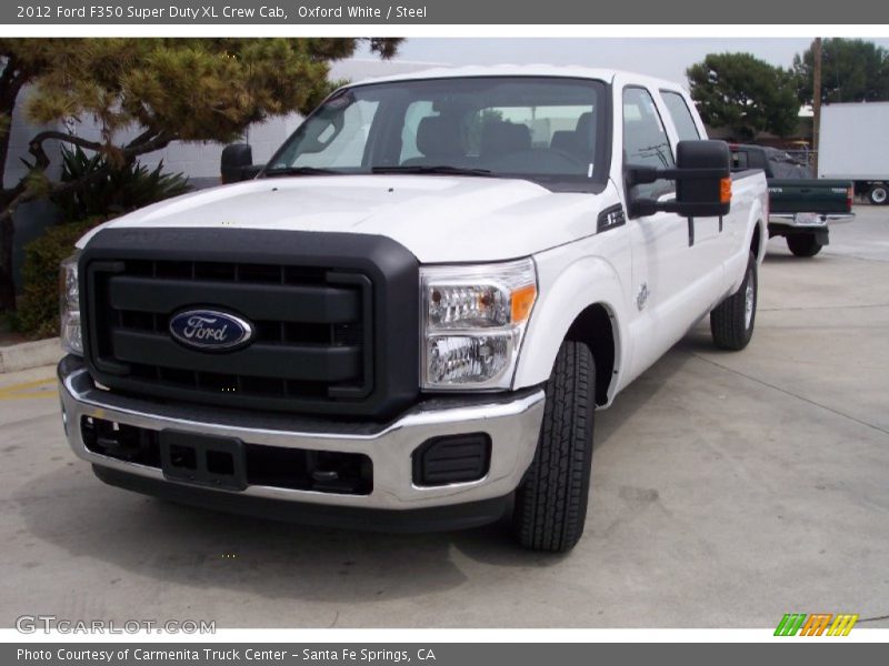Oxford White / Steel 2012 Ford F350 Super Duty XL Crew Cab