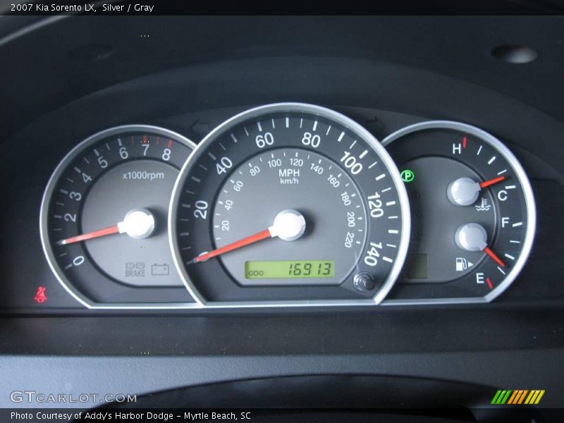 Silver / Gray 2007 Kia Sorento LX