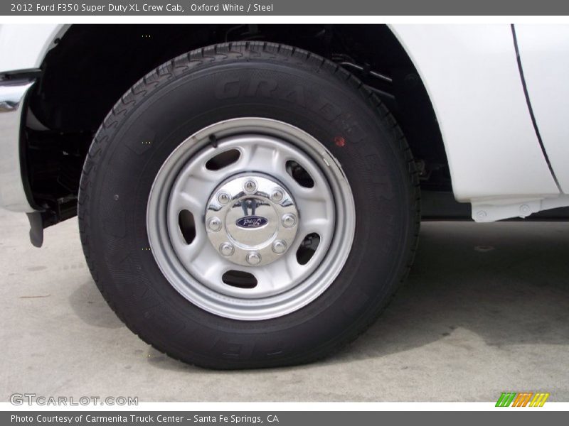 Oxford White / Steel 2012 Ford F350 Super Duty XL Crew Cab