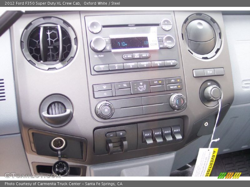 Oxford White / Steel 2012 Ford F350 Super Duty XL Crew Cab