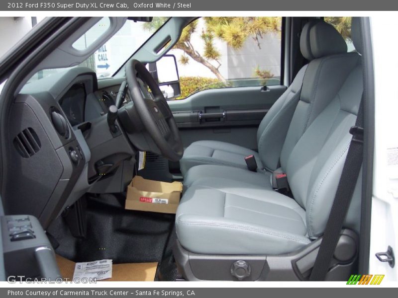  2012 F350 Super Duty XL Crew Cab Steel Interior