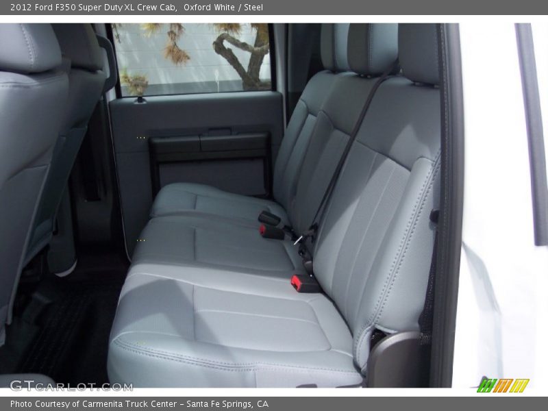  2012 F350 Super Duty XL Crew Cab Steel Interior