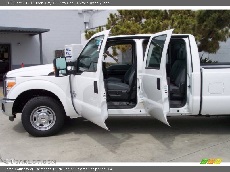 Oxford White / Steel 2012 Ford F350 Super Duty XL Crew Cab