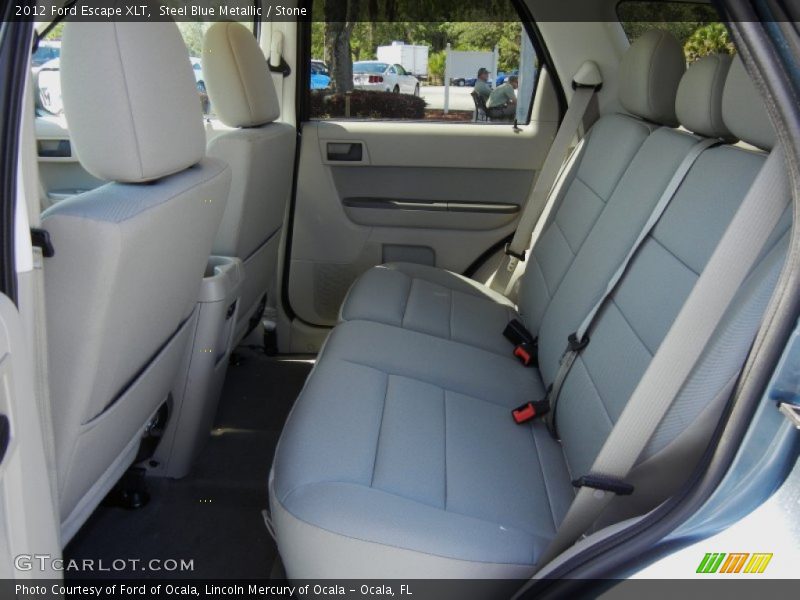 Steel Blue Metallic / Stone 2012 Ford Escape XLT
