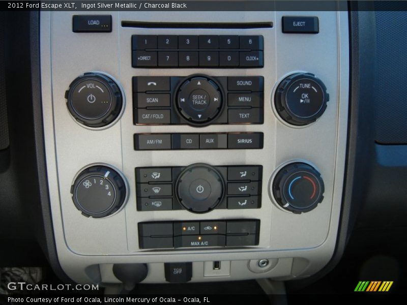 Ingot Silver Metallic / Charcoal Black 2012 Ford Escape XLT