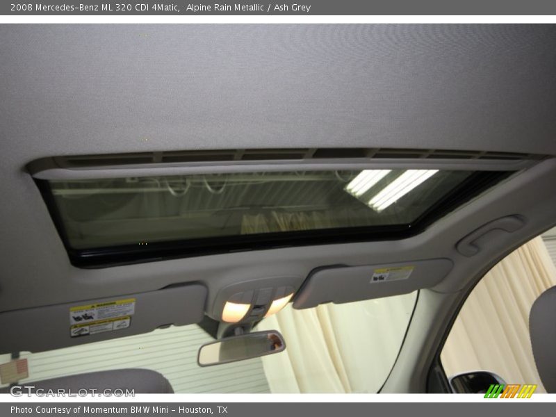Alpine Rain Metallic / Ash Grey 2008 Mercedes-Benz ML 320 CDI 4Matic
