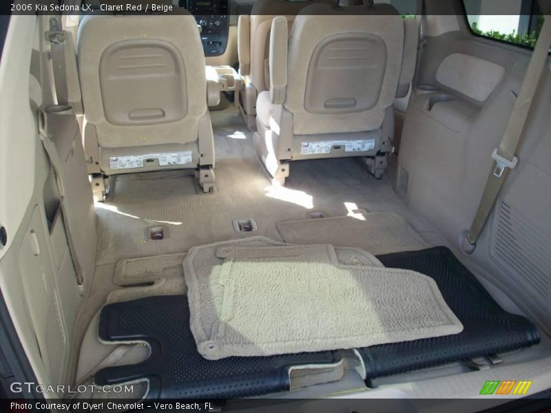 Claret Red / Beige 2006 Kia Sedona LX