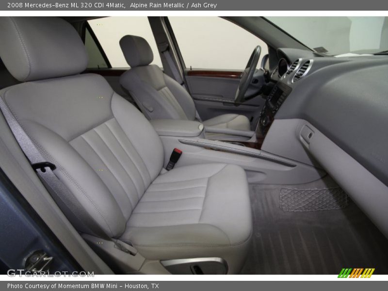 Alpine Rain Metallic / Ash Grey 2008 Mercedes-Benz ML 320 CDI 4Matic