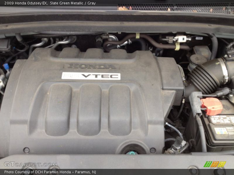 Slate Green Metallic / Gray 2009 Honda Odyssey EX