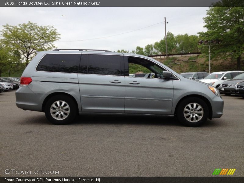 Slate Green Metallic / Gray 2009 Honda Odyssey EX
