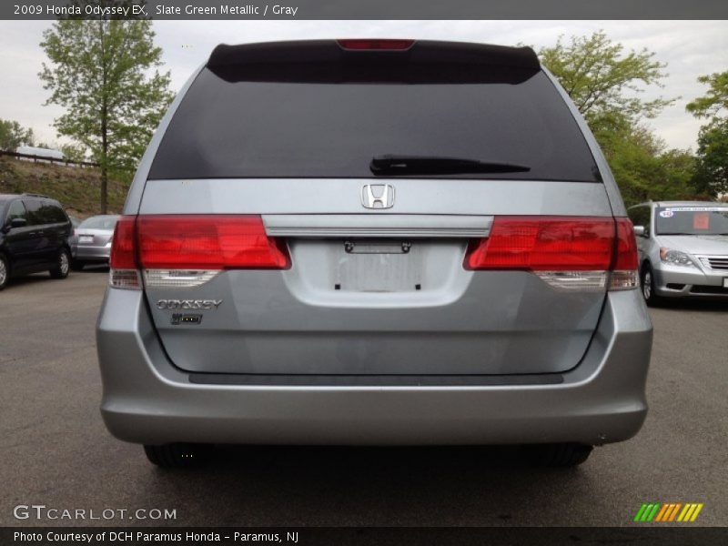 Slate Green Metallic / Gray 2009 Honda Odyssey EX