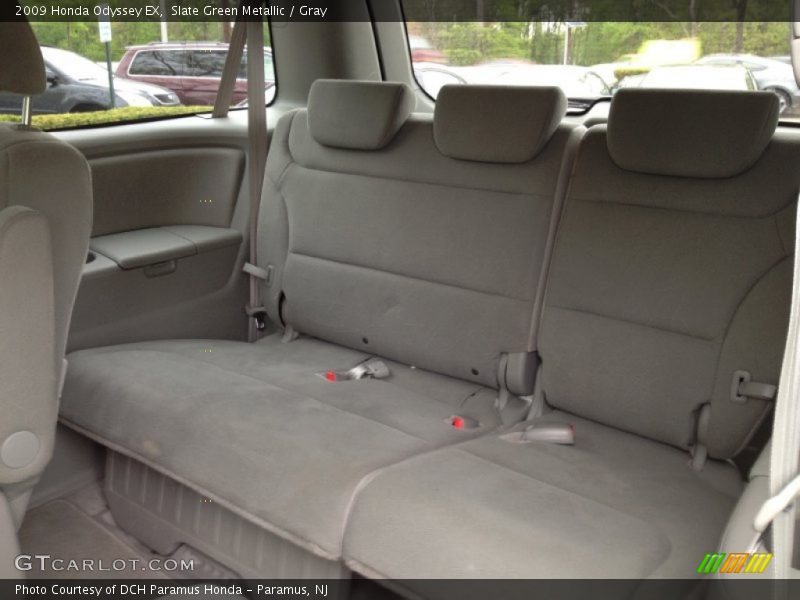Slate Green Metallic / Gray 2009 Honda Odyssey EX