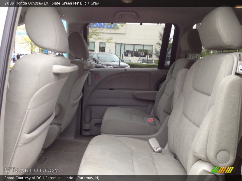 Slate Green Metallic / Gray 2009 Honda Odyssey EX
