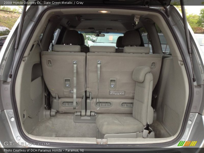Slate Green Metallic / Gray 2009 Honda Odyssey EX