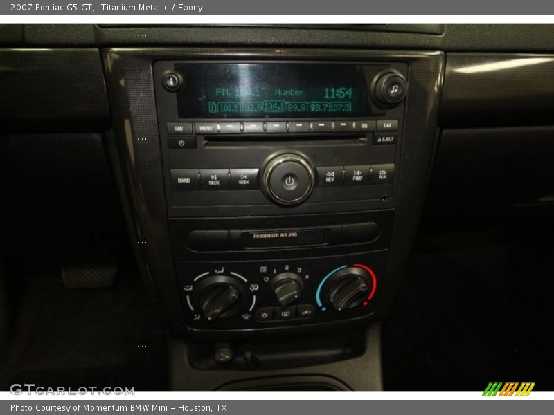 Titanium Metallic / Ebony 2007 Pontiac G5 GT
