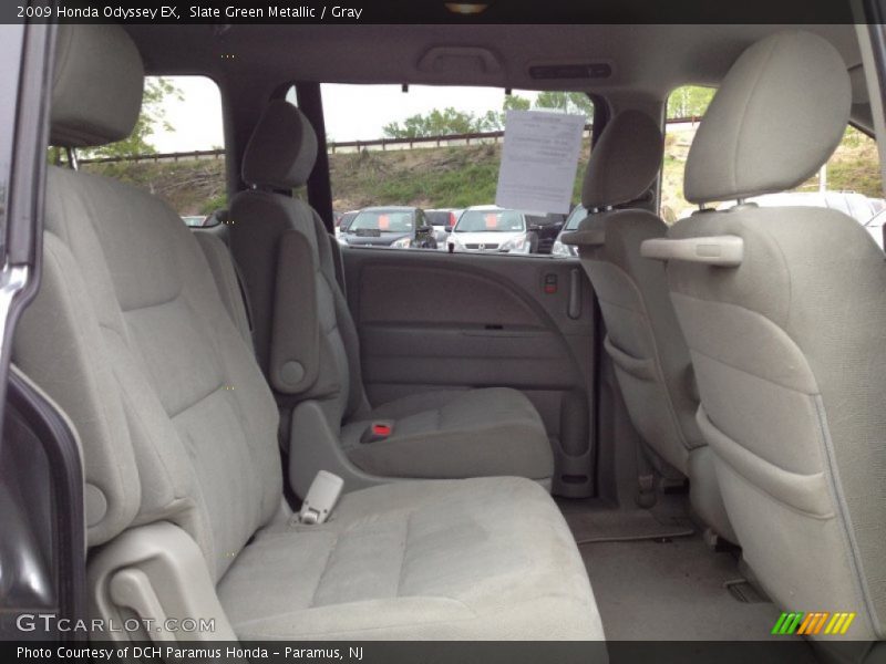 Slate Green Metallic / Gray 2009 Honda Odyssey EX