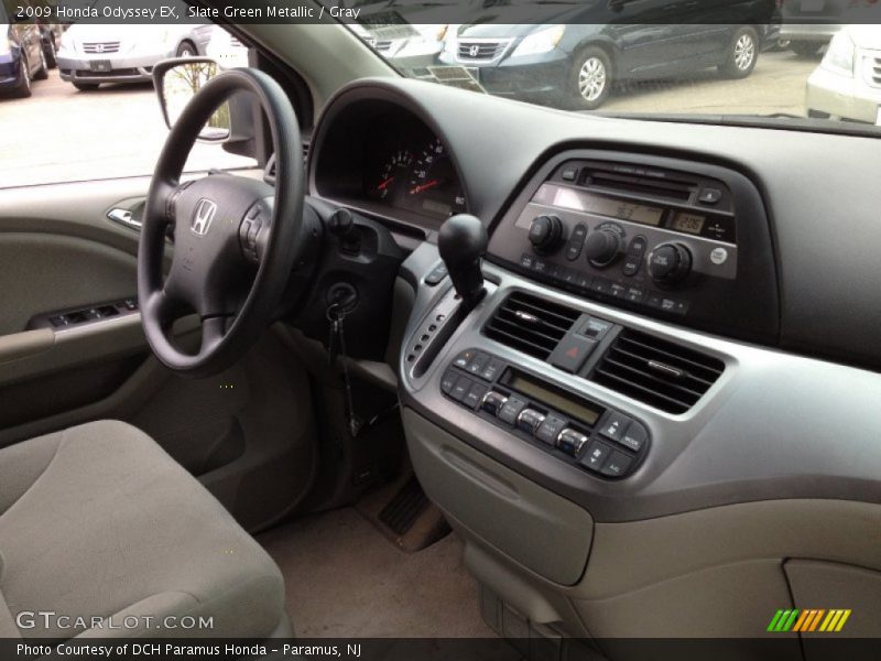 Slate Green Metallic / Gray 2009 Honda Odyssey EX