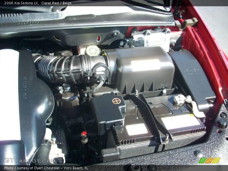 Claret Red / Beige 2006 Kia Sedona LX