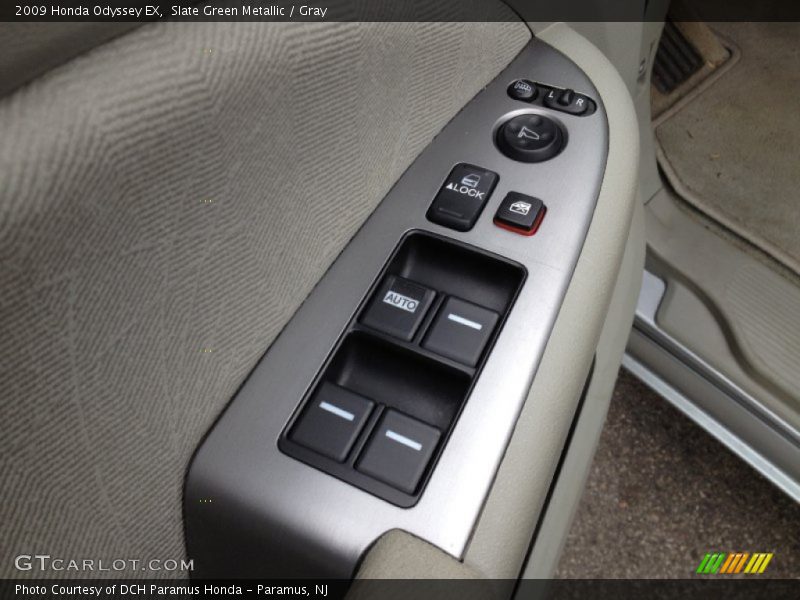 Slate Green Metallic / Gray 2009 Honda Odyssey EX