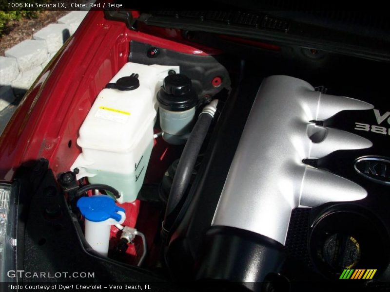 Claret Red / Beige 2006 Kia Sedona LX