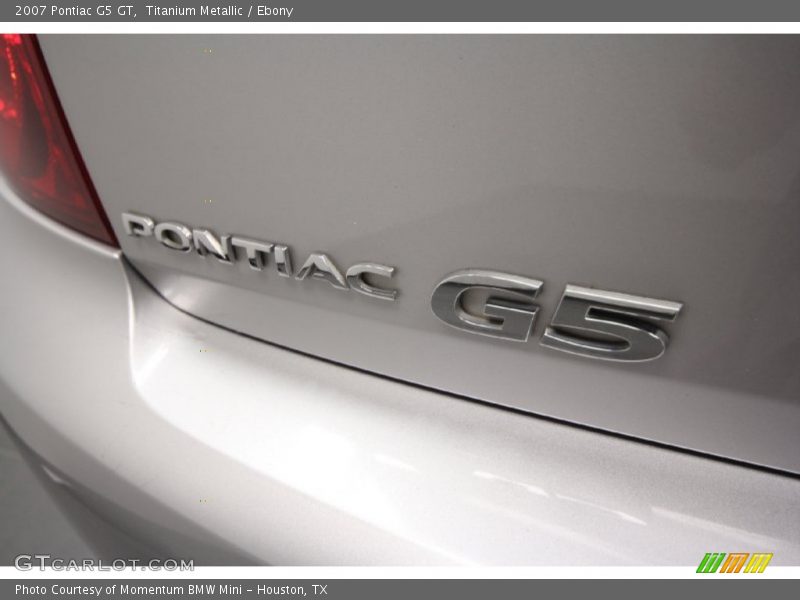 Titanium Metallic / Ebony 2007 Pontiac G5 GT