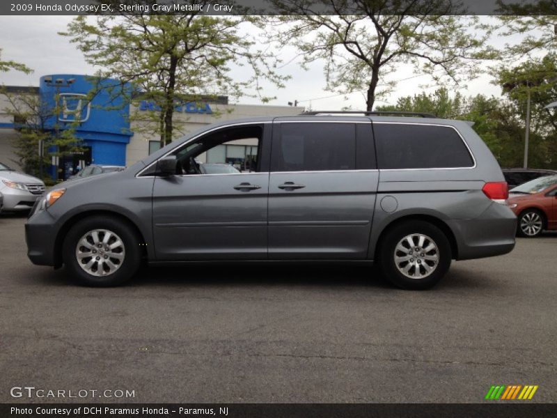 Sterling Gray Metallic / Gray 2009 Honda Odyssey EX