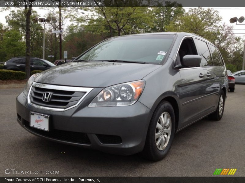Sterling Gray Metallic / Gray 2009 Honda Odyssey EX