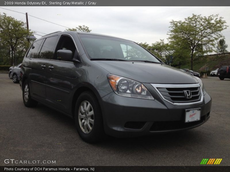 Sterling Gray Metallic / Gray 2009 Honda Odyssey EX