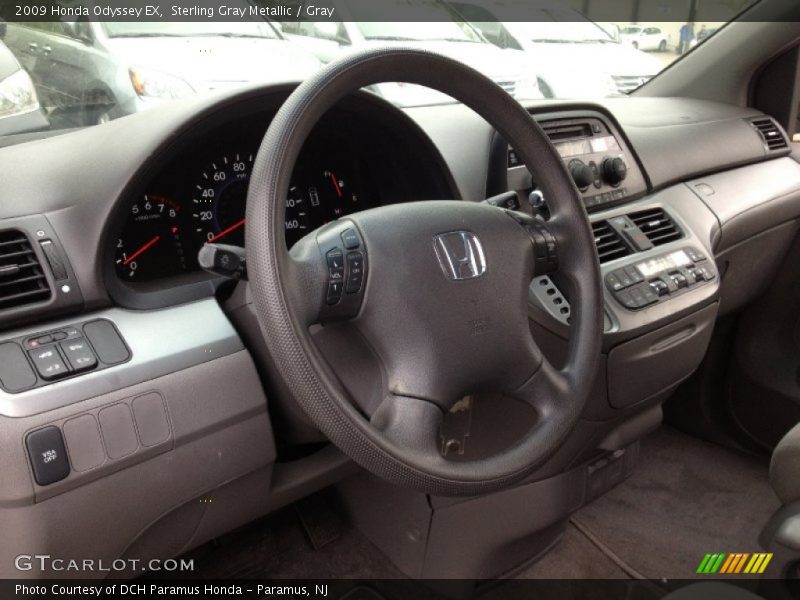 Sterling Gray Metallic / Gray 2009 Honda Odyssey EX