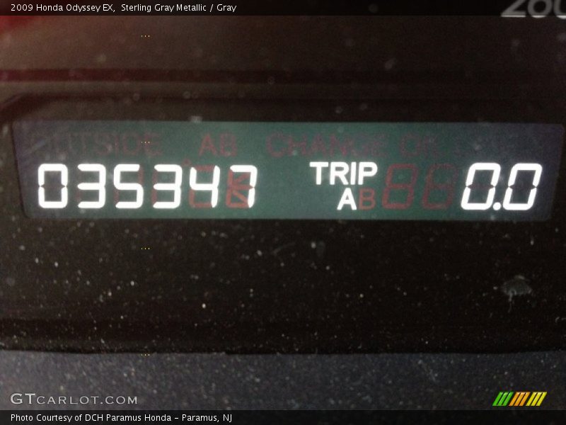 Sterling Gray Metallic / Gray 2009 Honda Odyssey EX