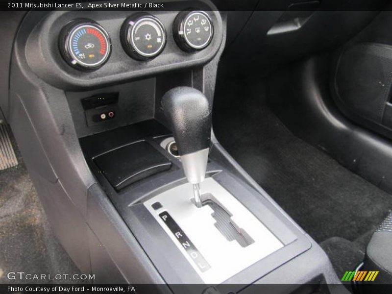 Apex Silver Metallic / Black 2011 Mitsubishi Lancer ES