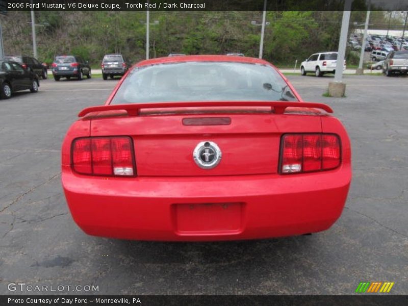 Torch Red / Dark Charcoal 2006 Ford Mustang V6 Deluxe Coupe