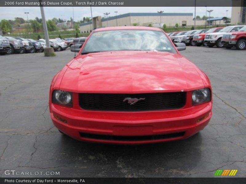 Torch Red / Dark Charcoal 2006 Ford Mustang V6 Deluxe Coupe