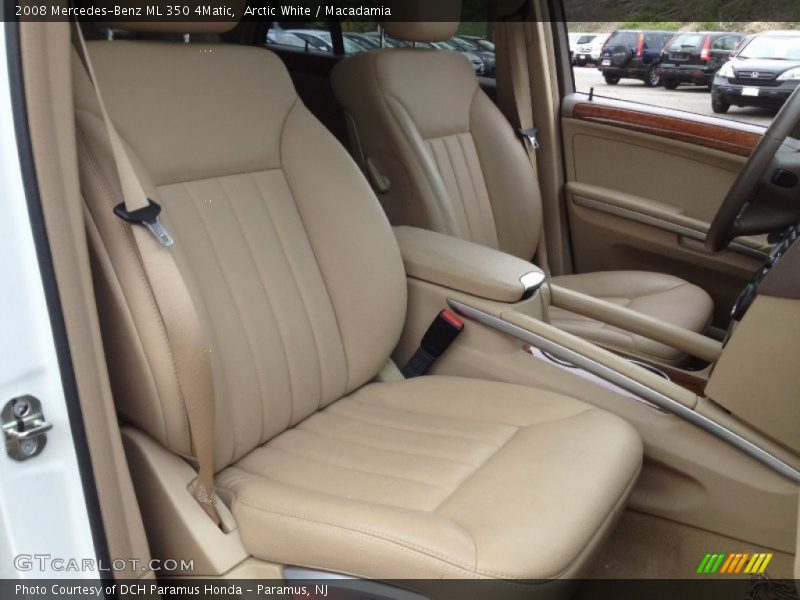 Arctic White / Macadamia 2008 Mercedes-Benz ML 350 4Matic