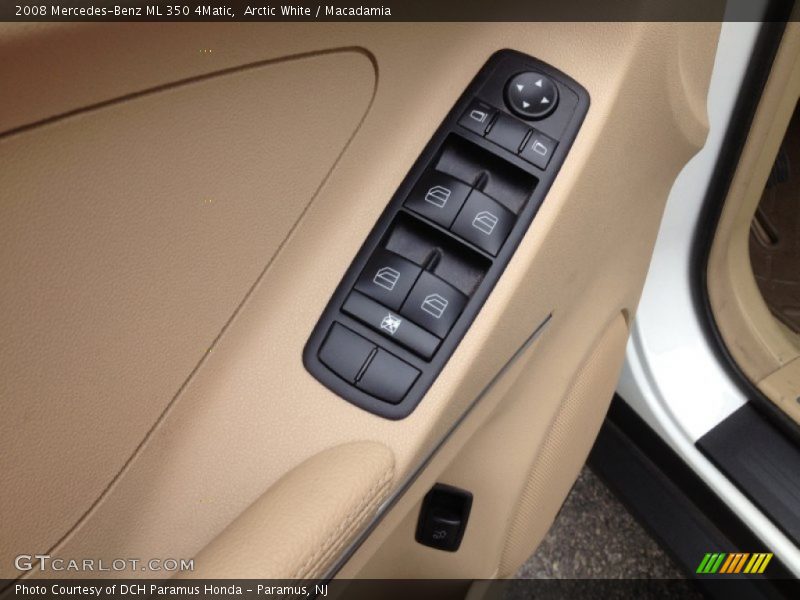Arctic White / Macadamia 2008 Mercedes-Benz ML 350 4Matic